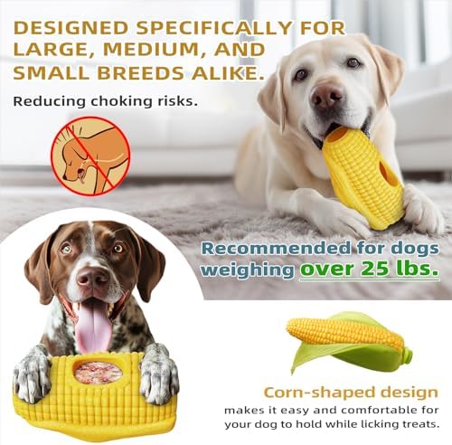 Multi-Functional Interactive Dog Toys for Aggressive Chewers, Indestructible Dog Toys for Medium/Large Breeds,Frozen Dog Treat Holder to Keep Them Busy,Reduces Anxiety(Pack of 1) - Image 5