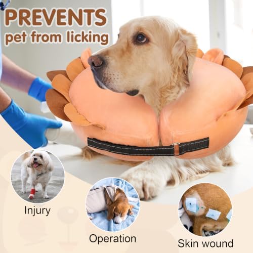BEAUTYZOO Dog Cone Collar Alternative After Surgery,Pet Neck Donut E-Collar - Image 2