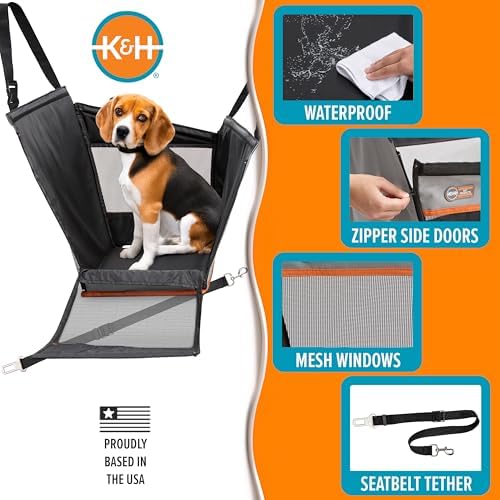 K&H Buckle N Go Dog Car Seat for Small to Medium Pets, 21 X 13 X 19in - Image 5