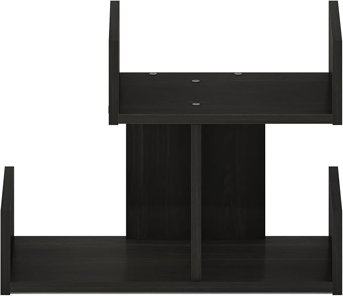 Furinno HERMITE Desk File Folder Organizers, 3-Shelf Desktop Office Organization Racks, Desk Top Display Book Shelf, for Paper, Office Supplies, Magazine, Espresso - Image 6