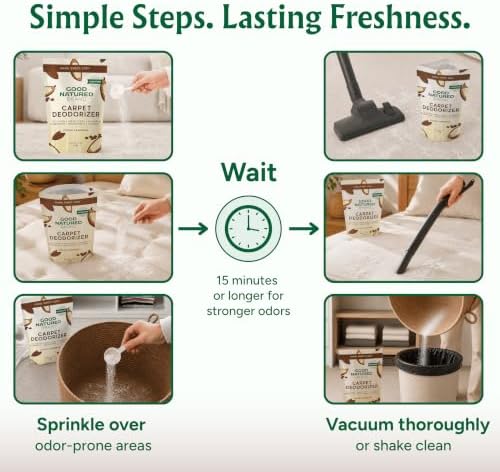 Good Natured Brand Carpet Deodorizer & Air Freshener Powder, 31oz - Image 7