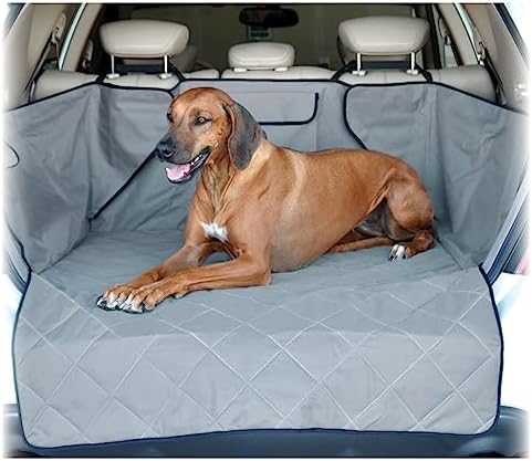 K&H Pet Products Quilted Cargo Cover Gray Standard/Mid-Size Vehicle 54 Inches by KHPetProducts