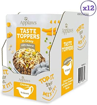 Applaws Taste Toppers Chicken in Gravy Wet Dog Food 12-Pack 3 oz Pouches - Image 2