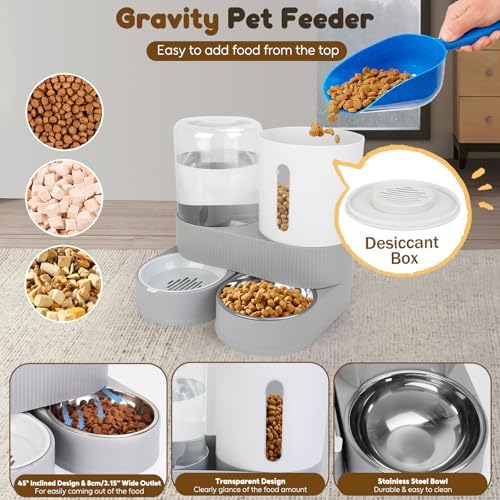 Automatic Dog Feeder and Water Dispenser for Small Medium Cats - Image 6