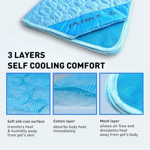 INSPECTOR TAIL Dog Cooling Mat, Indoor & Outdoor, Medium Self Cooling Pad - Image 3
