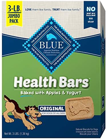 Blue Buffalo Health Bars Apple & Yogurt Dog Biscuits, 48 oz by BlueBuffaloCompanyLtd