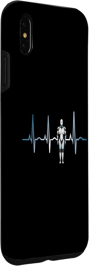 iPhone XS Max Ai Heartbeat Love Ai EKG Heart Funny Idea for Ai lover Case - Image 3