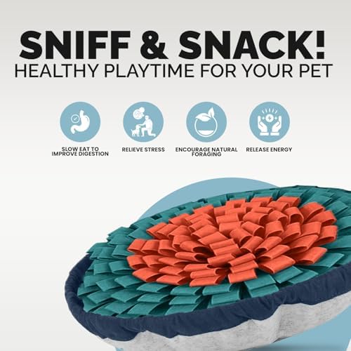 PET ARENA Snuffle Mat Dog Puzzle Toy Slow Feeder for Training & Enrichment - Image 6