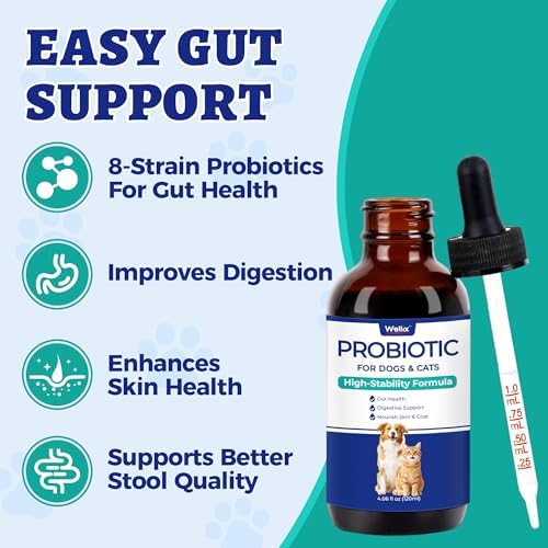 Wellix 120ml Liquid Probiotic for Cats & Dogs, Aiding Digestive Health - Image 4