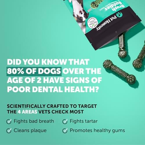 Pet Honesty Brush Buddies Vet Backed Dog Dental Chews, 15 Count - Image 2