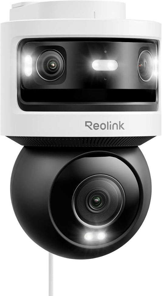 REOLINK OMVI 3i WiFi, 10MP+8MP 4K, Triple-Lens Outdoor Security Camera | 180° Panoramic + Pan-Tilt, SyncTrack&Auto Tracking, Dual-Band WiFi 6, Smart Detection, Local AI Video Search, No Monthly Fees by Unknown