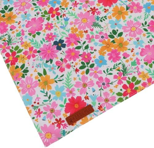 ADOGGYGO Floral Dog Bandanas Girl, Cute Spring Flower Bandana, X-Large - Image 6