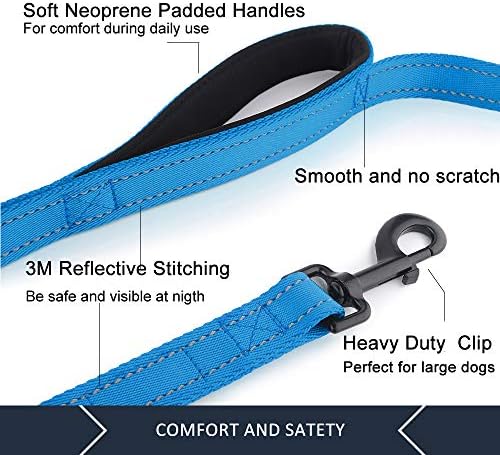 Plutus Pet Double Handle Dog Leash, 4 FT Long, for Medium Large Dogs - Image 4