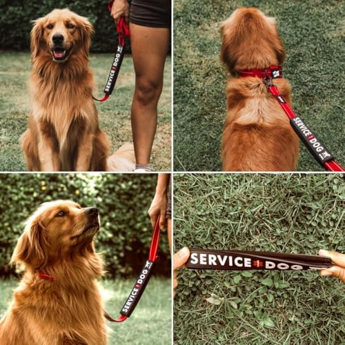 Waterproof Dog Leash Sleeve, Service Dog Dual-Sided Message Wrap, 1-Pack - Image 5