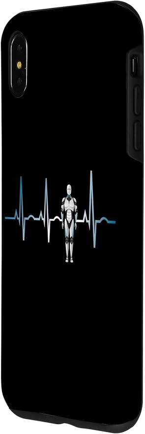 iPhone XS Max Ai Heartbeat Love Ai EKG Heart Funny Idea for Ai lover Case - Image 2