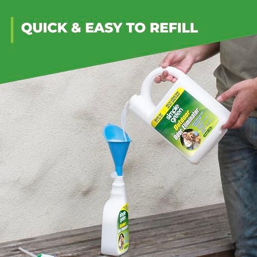 Simple Green Outdoor Odor Eliminator for Pets, Dogs, Ideal for Artificial Grass & Patio (32 oz Hose End Sprayer & 1 Gallon Refill) - Image 5