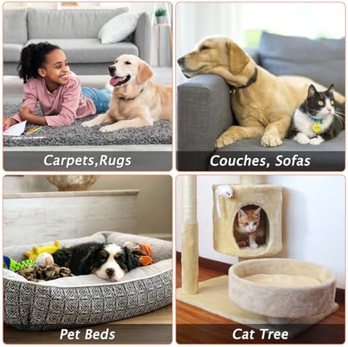 Carpet Rake for Pet Hair Removal Tool, Dog Cat Hair Remover for Furniture - Image 3