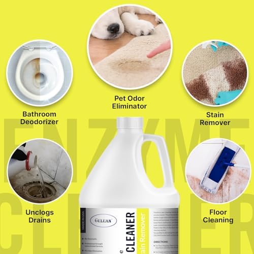 Multi-Purpose Probiotic Enzyme Citrus Cleaner, 1/2 Gallon (64 oz.) - Pet Stain and Odor Remover - Concentrated - Professional & Home Strength Drains, Floors, Bathrooms, Toilets Trash Can, Made in USA - Image 3