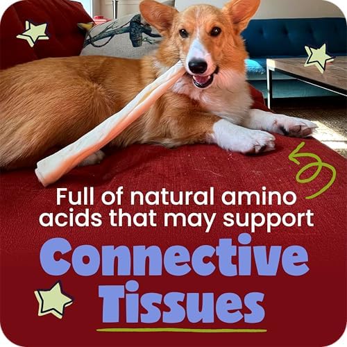 Pawstruck 12 Inch Beef Collagen Sticks Chews for Medium & Large Dogs 5pk (Pack of 4) - Image 5