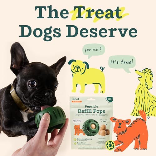 WOOF Pupsicle Peanut Butter & Beef Refill Pops Dog Treats, XL, 3 Pack - Image 7