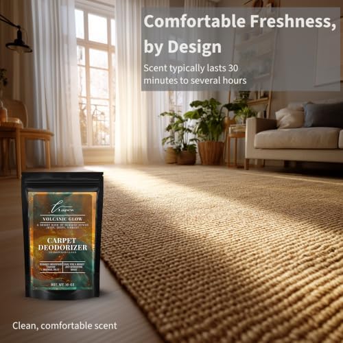 Lapew Volcanic Glow Carpet Deodorizer Powder - Pet Safe Freshener for Vacuuming | Scented Odor Eliminator for Home | 16 oz - Image 5