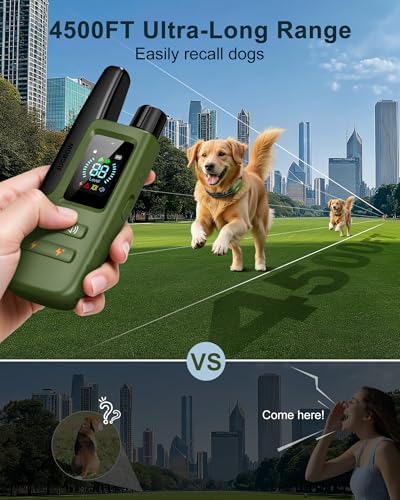 Dog Shock Collar - 4500FT Dog Training Collar with Remote - Image 3