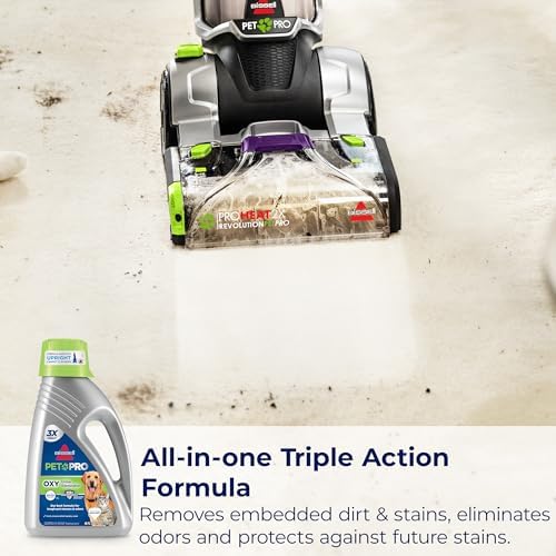 Bissell PET PRO OXY Urine Eliminator with Febreze Carpet Deep Clean Solution, StainProtect Technology, leading upright carpet cleaners, 48oz, Our best formula for pet messes & odors, (Pack of 2) - Image 3