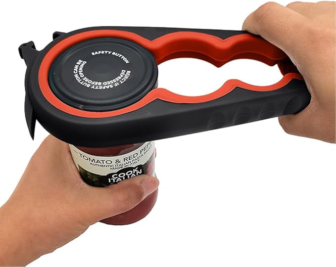 Otstar Jar Opener & Bottle Opener for Seniors with Arthritis, Weak Hands | Adjustable Lid Opener Effortlessly Opens Jars, Bottles & Pop-Top Cans, Great for Senior Parents, Grandparents, or Loved Ones by Otstar