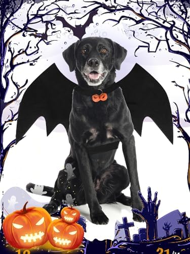 Halloween Dog Bat Wings Costume, Pet Halloween Cosplay Party Dress Up Costume for Dogs and Cats (X-Large) - Image 6