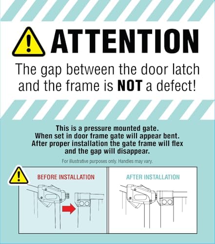 Regalo Safety 36" Extra Tall Arch Baby Gate, Bottom of Stairs & Doorways - Image 7