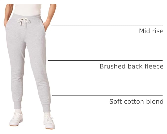 Amazon Essentials Women's Fleece Jogger Sweatpant (Available in Plus Size) - Image 4