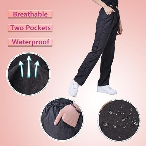Pet Grooming Pants Lightweight Groomer Trousers for Pet Groomers Waterproof Cosmetologist Uniforms (3X-Large) - Image 4