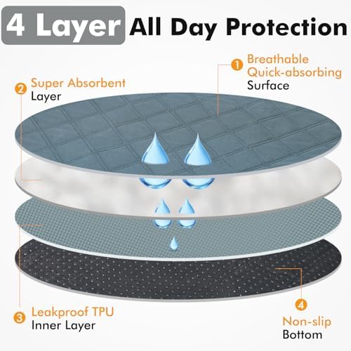 Persure Dog Cat Playpen Tent Crate Cage with Washable Pad(Dark Grey,Medium) - Image 5