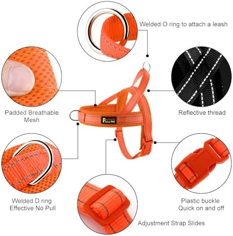 Plutus Pet No Pull Dog Harness with Front Clip, Breathable Mesh Padded - Image 2