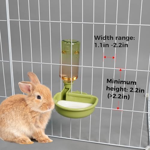 VANNON Gravity Pet Water Bowl, 16oz Anti-Splash Dispenser, Gradient Green - Image 3