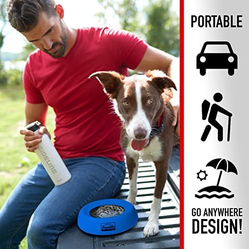 Franklin Sports No-Spill Travel Pet Bowl for Dogs + Cats - 27 oz. - Image 6