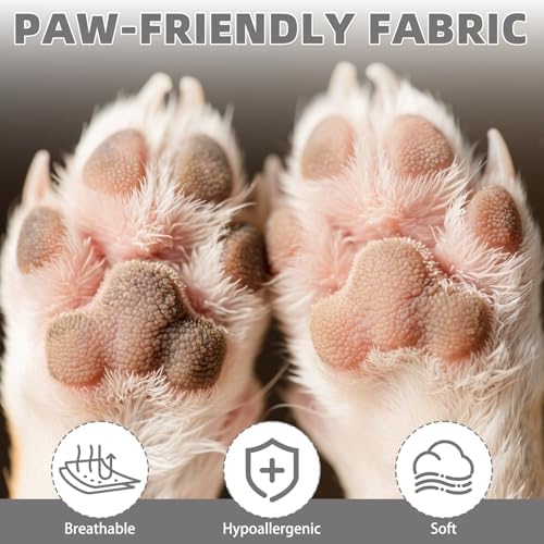 KOOLTAIL Dog Socks for Hot/Cold Pavement to Prevent Licking Paws,Dog Boots&Paw Protector for Hardwood Floors Anti Slip,Traction Control Booties for Small Medium Large Senior Dogs - Image 5
