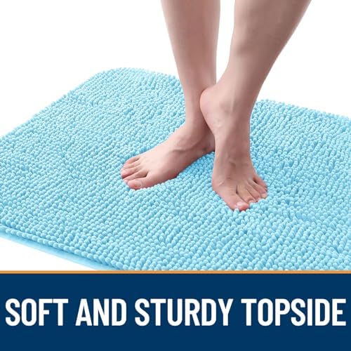 OLANLY Dog Door Mat for Muddy Paws 30x20, Super Absorbent Chenille Mud Mat - Image 4