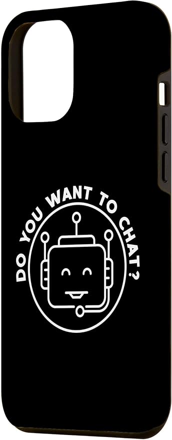 Chatbot - Do You Want To Chat? AI and ML Geek Case for iPhone 12 Pro Max - Image 2