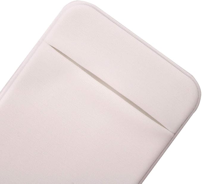 Slim Credit Card Holder for Back of Cell Phone, Stretchy Ultra Lycra 3M Self Adhesive Phone Pocket Stick On Wallet for ID Credit Card Pocket for iPhone Android Galaxy (Gold+White+Gray) - Image 3
