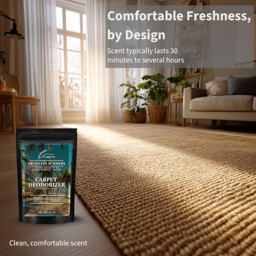 Lapew Brazilian Summers Carpet Deodorizer Powder - Brazilian Waves Freshener for Vacuuming | Scented Odor Eliminator for Home | 16 oz - Image 5