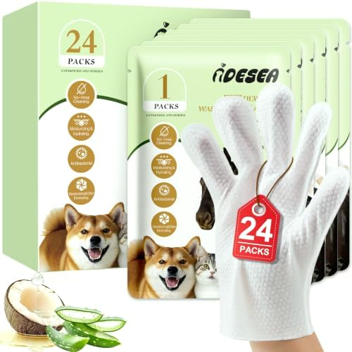 2026 Upgrade Dog Wipes for Dogs & Cats, Pet Cleaning Glove Wipes by Unknown