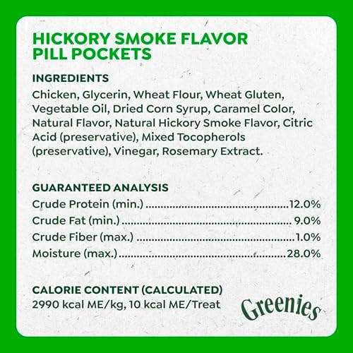 Greenies Pill Pockets Small Size Dog Treats, Hickory Smoke Flavor, 3.2 oz - Image 5