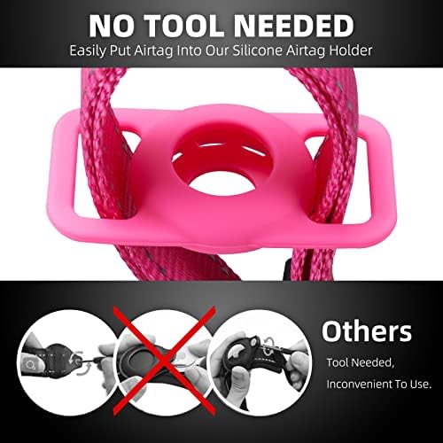 Reflective Dog Collar, Compatible with AirTag, Nylon Pet Cat Puppy Collar for Small, Medium, Large, and Extra Large Dogs - Image 3