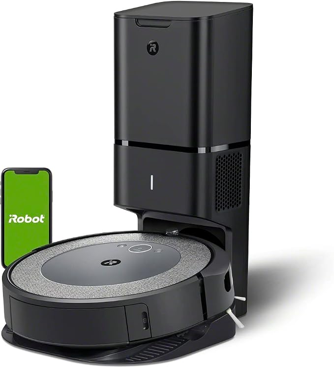 iRobot Roomba i3+ EVO (3550) Self-Emptying Robot Vacuum – Now Clean by Room with Smart Mapping, Empties Itself for Up to 60 Days, Works with Alexa, Ideal for Pet Hair, Carpets​, Roomba i3+ by Unknown