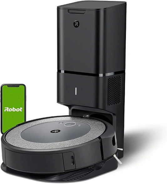 iRobot Roomba i3+ EVO (3550) Self-Emptying Robot Vacuum – Now Clean by Room with Smart Mapping, Empties Itself for Up to 60 Days, Works with Alexa, Ideal for Pet Hair, Carpets​, Roomba i3+ by Unknown