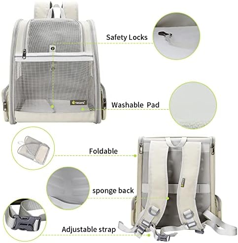 Texsens Innovative Traveler Bubble Backpack Pet Carriers for Cats and Dogs - Image 4