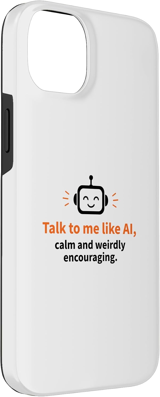 AI Robot Calm Encouraging Tech Support Case for iPhone 14 Plus - Image 3
