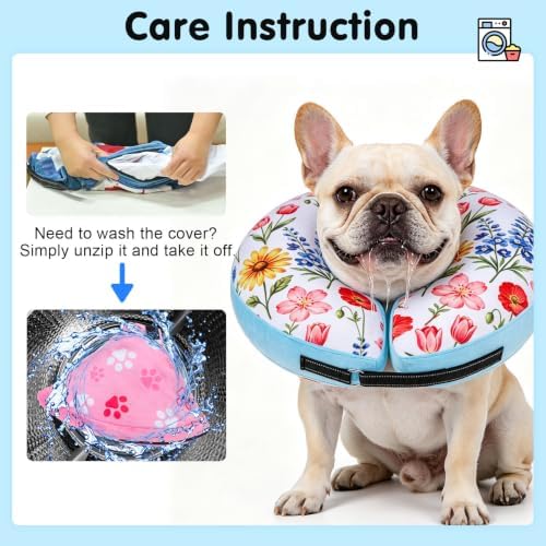 BEAUTYZOO Dog Cone Collar Alternative After Surgery,Pet Neck Donut E-Collar - Image 5