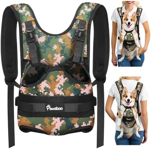 Pawaboo Pet Front Carrier Backpacks for Small Medium Dogs by Pawaboo